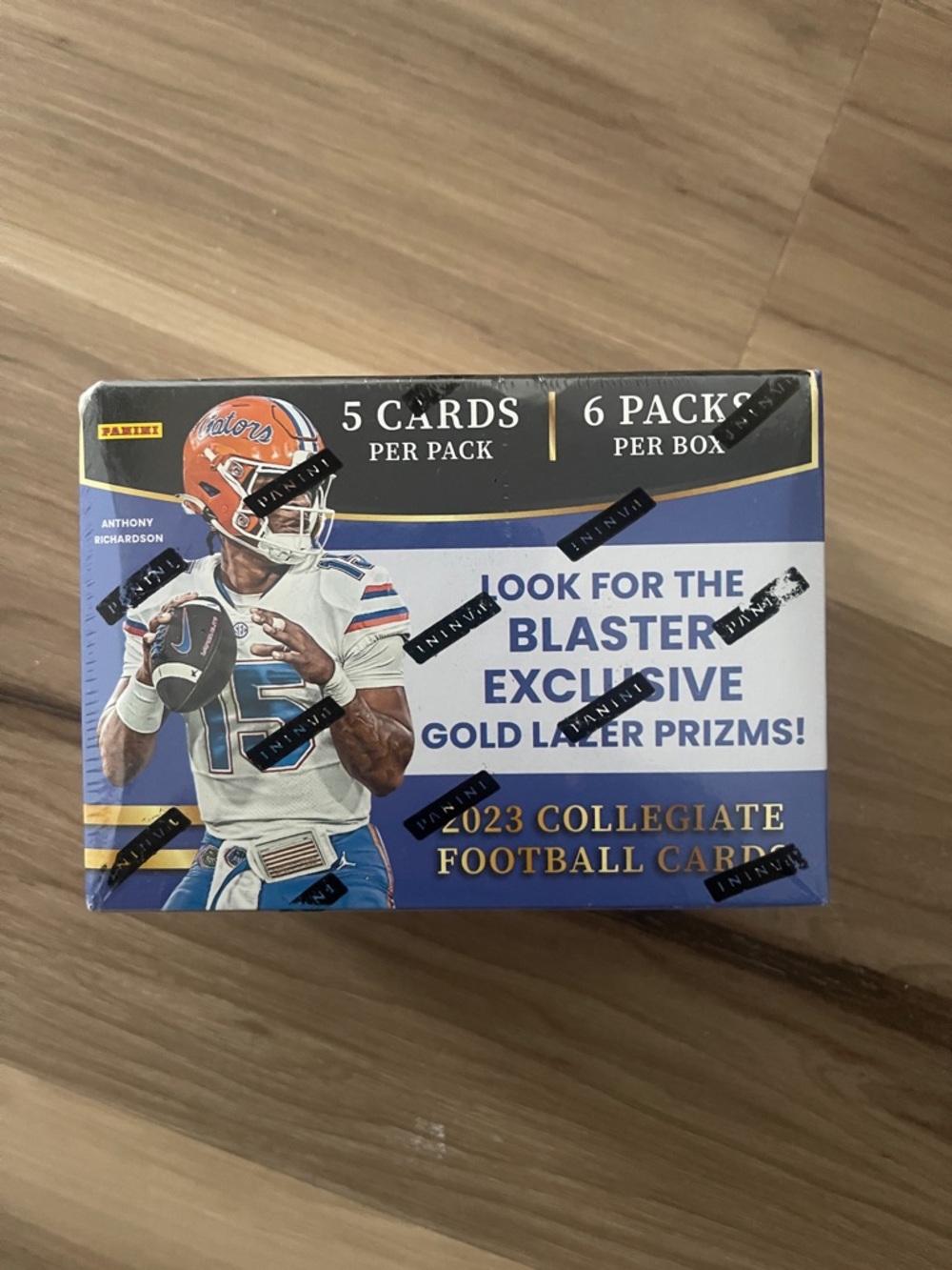 Panini Collegiate Football Card Blaster Box - Blue, White, Gold